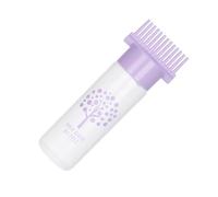 Applicatore per olio per capelli, strumento permanente, pettine per radici, bottiglia per salone di casa, viola, 17,1 x 6,4 x 4,6 cm