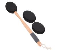 Applicatore per Schiena con Testine in Eva e Legno Nero