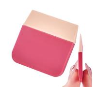 Applicatore per trucco in silicone, strumento portatile per l'applicazione a testa piatta, pennello applicatore per fondotinta viso, per lozioni, argilla, cosmetici, burro per il corpo