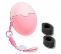 Applicatore solare riutilizzabile in silicone per corpo e viso, formato da viaggio, con spugna a rullo ricaricabile, applicatore per lozione senza sprechi, per bambini, adulti, famiglia (rosa)