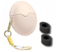 Applicatore solare riutilizzabile in silicone per corpo e viso, formato da viaggio, con spugna a rullo ricaricabile, applicatore per lozione senza sprechi, per bambini, adulti, famiglia (crema)