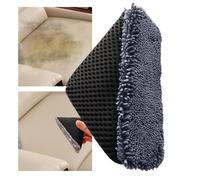 Applicatore Triangolare di E Vernice per Auto in Microfibra - Timbro Al Dettaglio Riutilizzabile per Pulire Le Bocche Di Aerazione, Tavoli Bordo, Sedili E Less Trim C