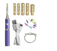 Applicatore wireless per strass Hotfix con 3 impostazioni di temperatura, per vestiti fai da te, scarpe, artigianato, kit portatile termoadesivo in lega (B)