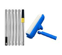 Applicatori A Rulli Vernice A Soffitto Maniglia Ergonomica Filettata Per Pali Estensione Resistente Rullo Copertura Riutilizzabile Per La Pittura Del Soffitto