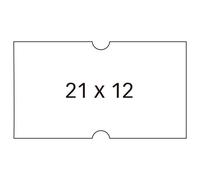 Applicazione etichetta bianca per macchina per etichetta preconfezionata a 1 riga - Misura 21 x 12 mm - Confezione in rotolo da NEW