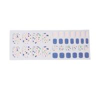 Applicazione rapida Gel Pedicure Adesivi Chiodi Completi Impacchi Da Indossare Con Polvere Brillante Ornamento Pedicure Adesivi Per Le Donne