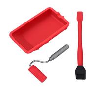 Applicazione Verniciatura Set Rullo In Silicone Con Spazzole Set Con Vaschetto Silicone Facile Da Pulire Per Rullo Progetti Progetti Project