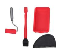 Applicazione Verniciatura Set Rullo In Silicone Con Spazzole Set Con Vaschetto Silicone Facile Da Pulire Per Rullo Progetti Progetti Project