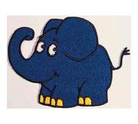 Applicazioni ? Kids and Hits ? Da applicare con ferro da stiro con il top Elefante circa 6,0 x 8,0 cm colorato