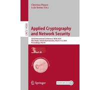 Applied Cryptography and Network Security (Tascabile)