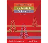Applied Statistics and Probability for Engineers