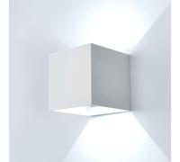 APPLIQUE 12 W DA PARETE ESTERNO INTERNO FARETTO LED LUCE BIANCA 6500K ES46BF [EEK: A+++]
