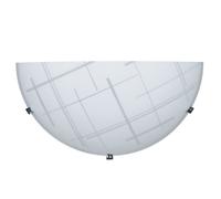 Applique 1xE27 Ganci Cromo Vetro Lastra Scottish E-Energy Pamela