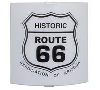 Applique 1xE27 Montatura Argento Vetro Lastra Route66 E-Energy Route66