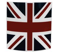 Applique 1xE27 Montatura Argento Vetro Lastra Unionjack E-Energy Elia