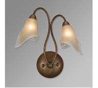 APPLIQUE 2 LUCI METALLO MARRONE E VETRO MASSIVE PHILIPS 389674310 38967/43/10