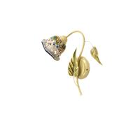 APPLIQUE A 1 LUCE COLLEZIONE NADIA SINISTRO CERAMICA SICILIANA FIORI