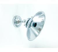 Applique a cono parabola faretto in ottone cromato da parete per bagno camera