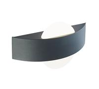 Applique a LED 10W con Diffusore Ovale Dexter - Grigio Grafite