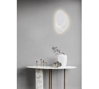 Applique a led 3 ovale lumetto comodino abat jour 12 watt luce 6500k 3000k 4000k [EEK: A+++]