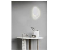 APPLIQUE A LED 3 OVALE LUMETTO COMODINO ABAT JOUR 12W LUCE 6500K 3000K 4000K E33