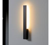 Applique a LED Arcchio Ivano, 42,5 cm, nero, metallo Arcchio