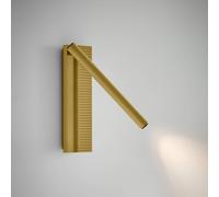 Applique a LED Bover Arid A/02 giallo sabbia, alluminio, 2.700 K Bover