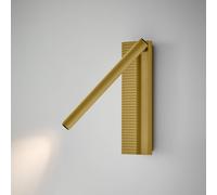 Applique a LED Bover Arid A/03 giallo sabbia, alluminio, 2.700 K Bover