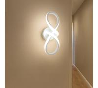 Applique a led da parete 13W decorativo a forma di infinito con tecnologia CCT [EEK: D]