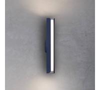 Applique a LED IDEAL LUX Dorica, blu, altezza 30 cm, metallo IDEAL LUX