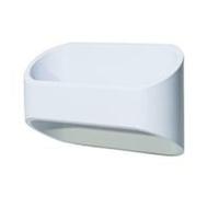 APPLIQUE a LED, IP20,220Vac 6,0W,LUCE 3000K RA80,160x100x100mm, Alluminio bianco