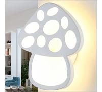 Applique a Led Lampada da muro per parete forma di Fungo cambia 3 luce bianca 9w [EEK: A++]