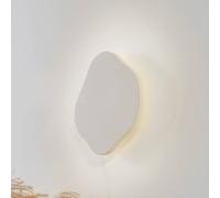 Applique a LED Lindby Nielson, beige, gesso, altezza 30 cm LINDBY