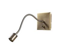 Applique a LED 'Mayar' colore Marrone, in Metallo ad es. Cucina (1 luce, lampadina inclusa) di Lindby | applique a LED, applique