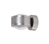 Applique a LED Megatron Due Punto, titanio Megatron