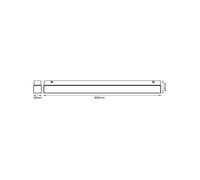 Applique a LED OSRAM SQUARE, bianca, lunghezza 60 cm, CCT, IP44 Osram