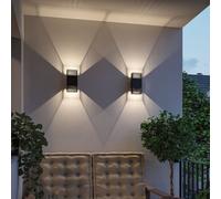 Applique a LED Paulmann Tharin, 25 cm, nera, luce verso l'alto/verso il basso, Paulmann