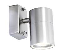 Applique a LED per esterni in acciaio inox, balcone, illuminazione da giardino, lampada in vetro Globo 3201L