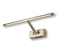 Applique a LED per illuminare quadri, specchi, murales, ecc., LED da 8W in stile tradizionale ed elegante, tonalità di luce calda 3000K, bronzo invecchiato, completamente snodata e girevole. 46 cm