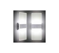 Applique a LED per interni, 12 W, bianco freddo (6000 K), 230 V AC, applique in acrilico, moderna