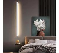 Applique a LED per Interni, minimaliste, lineari, a Striscia Lunga, semplici, in Alluminio e Acrilico, apparecchi di Illuminazione Moderni per soggiorni, camere da Letto, comodini, corridoi