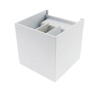 Applique Led cubo da parete 12W Doppia emissione Bianco IP54 CCT temperatura colore regolabile M LEDME