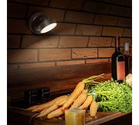 OSRAM Lampada LED Nightlux rotonda, 3000 K, dimmerabile con batteria USB, magne