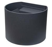 APPLIQUE a LED Rotondo,IP54,220Vac,7W, LUCE 3000K, 600LM, RA80, 135x115mm,GRIGIO