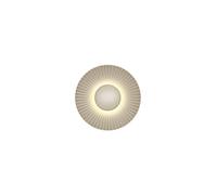 Applique a LED Shelley, color sabbia, Ø 16 cm, metallo HELL