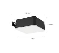 Applique a LED solare Philips Vynce, testa 10,5 x 10,5 cm Philips