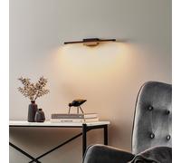 Applique a LED Tolu di Quitani, nero, larghezza 45 cm Quitani