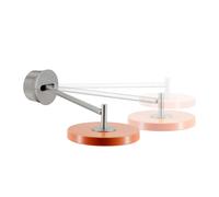 Applique a LED UMAGE Asteria Long, arancione, acciaio, collegamento diretto UMAGE