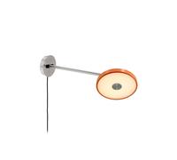 Applique a LED UMAGE Asteria Long, arancione, acciaio, con spina UMAGE