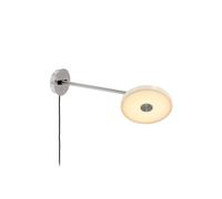 Applique a LED UMAGE Asteria Long, bianca, in acciaio, con spina UMAGE